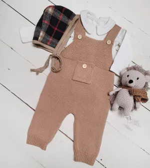 Ezra Knit Baby Overalls