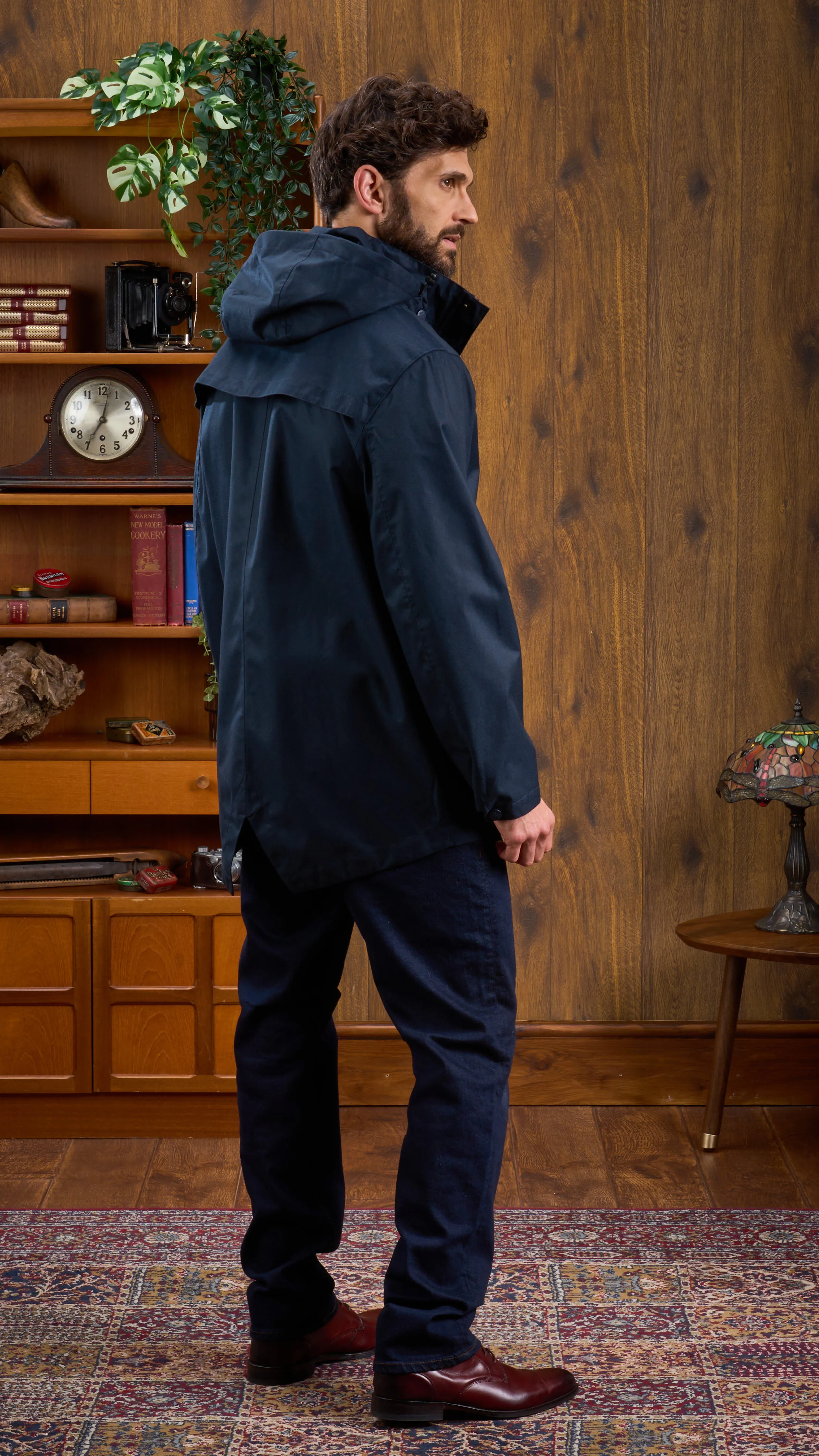 Fernley Men's Waterproof Parka In Navy