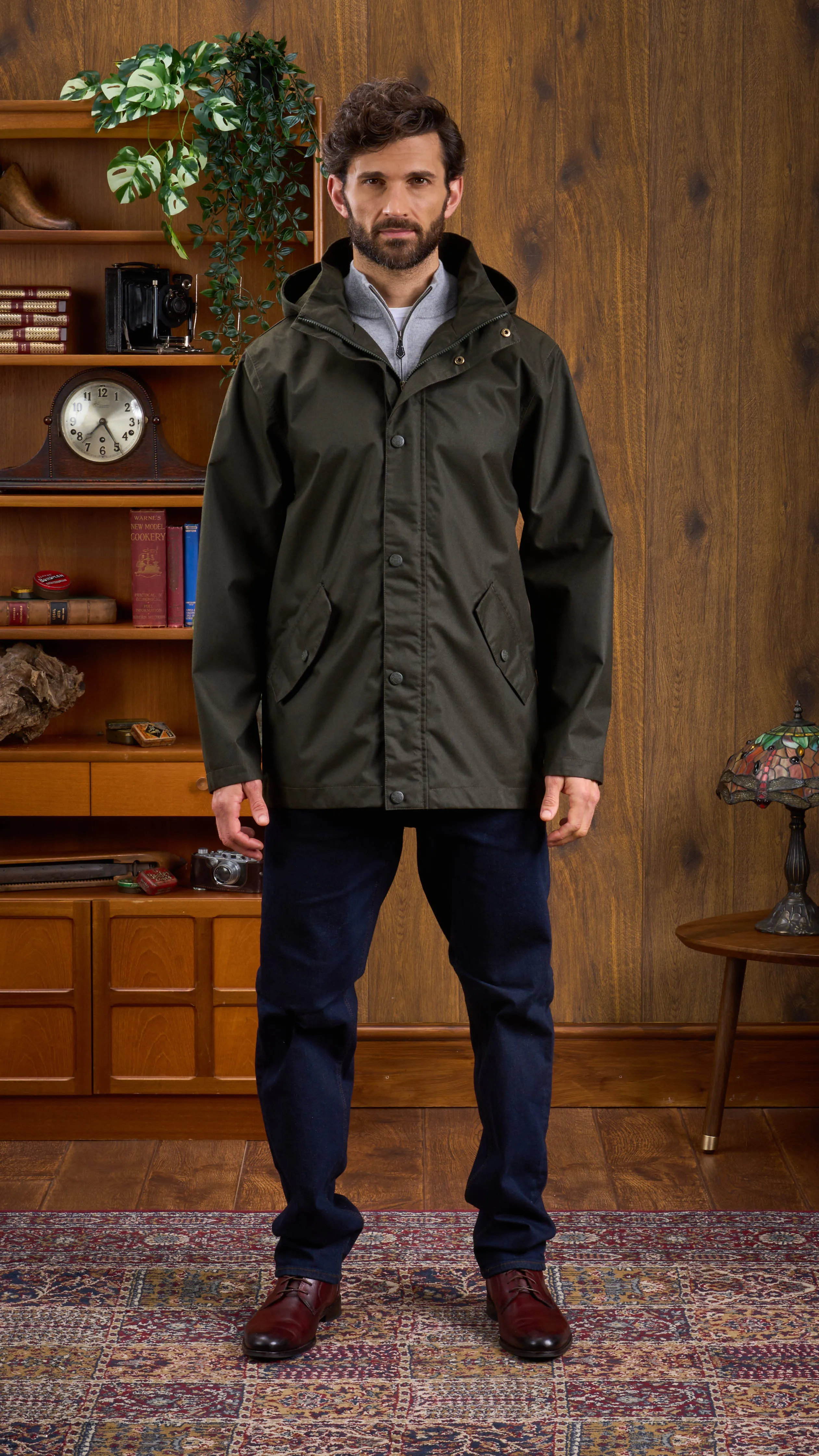 Fernley Men's Waterproof Parka In Woodland