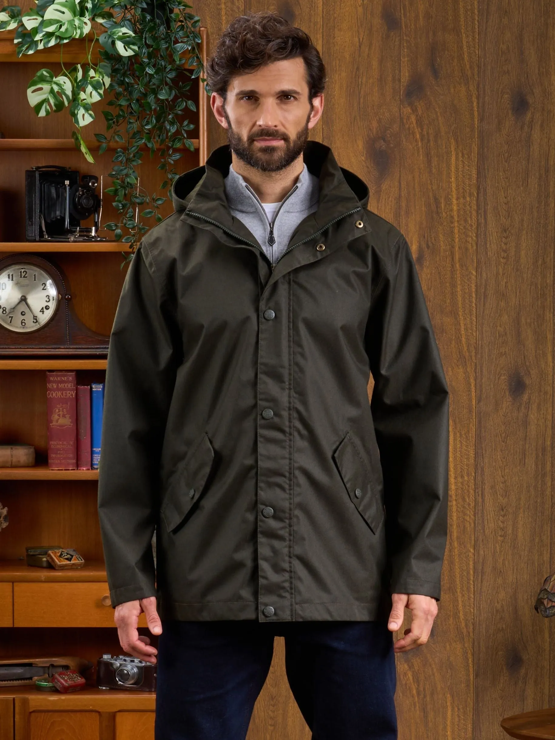 Fernley Men's Waterproof Parka In Woodland