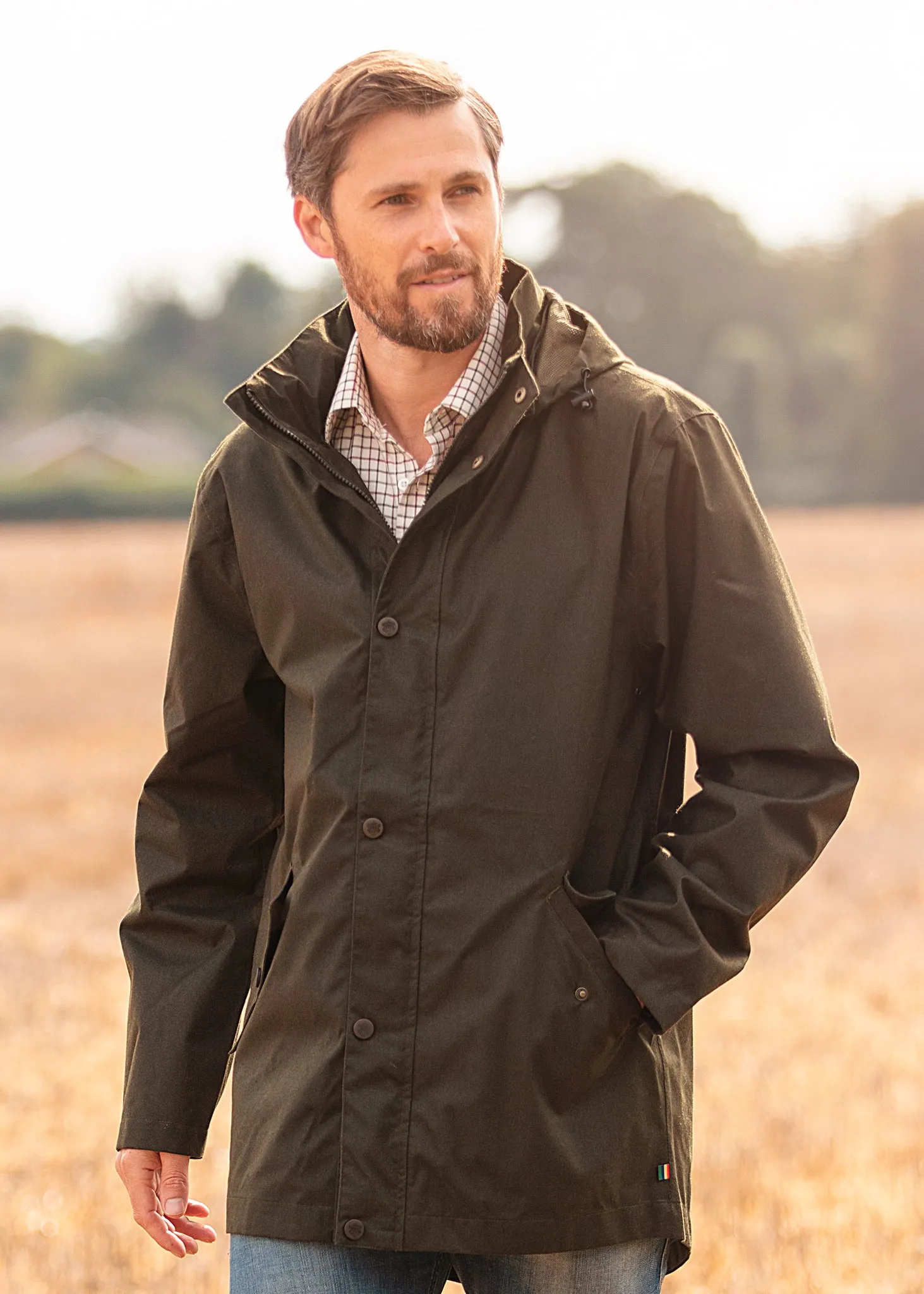 Fernley Men's Waterproof Parka In Woodland