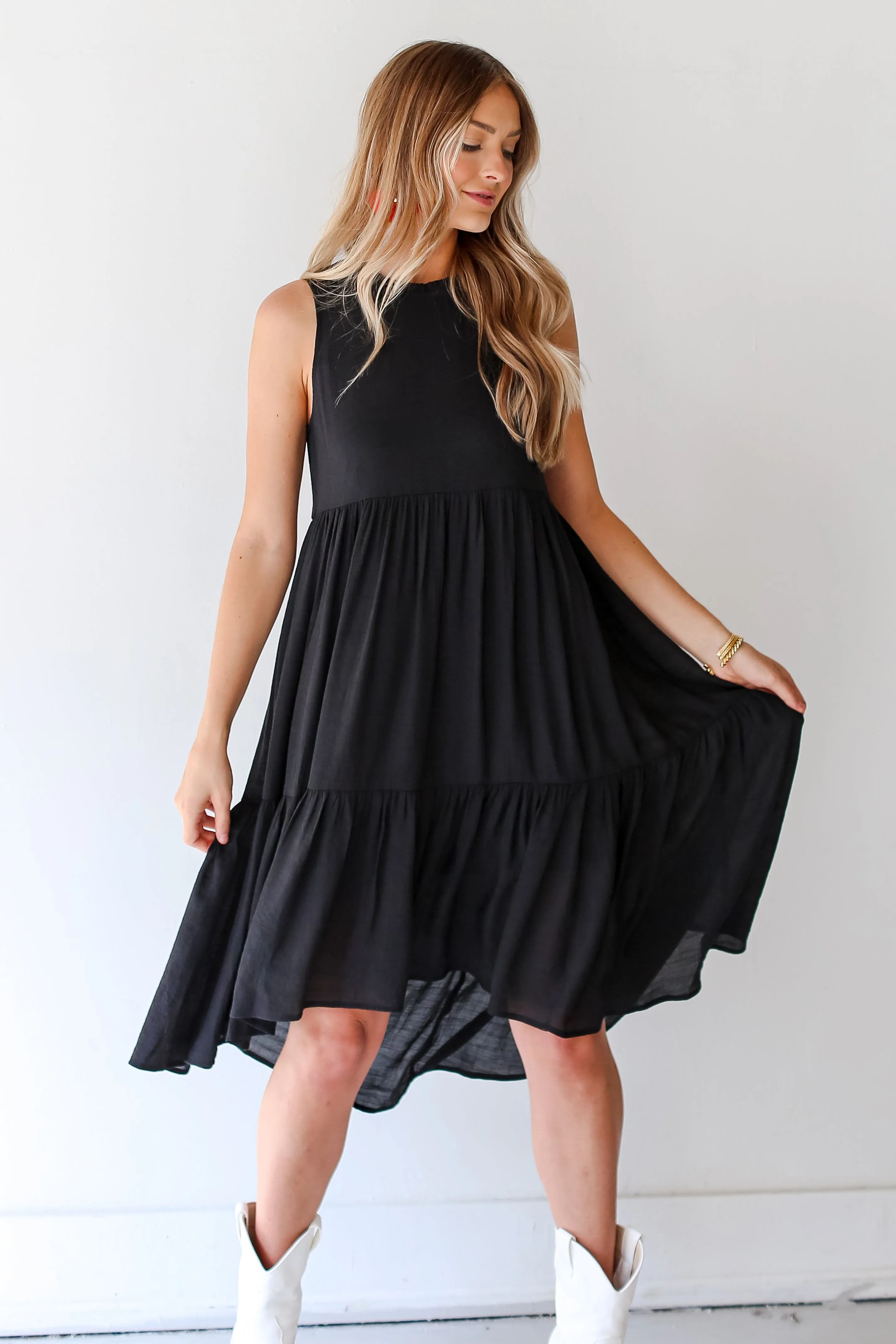 FINAL SALE - Flawless Moments Tiered Midi Dress