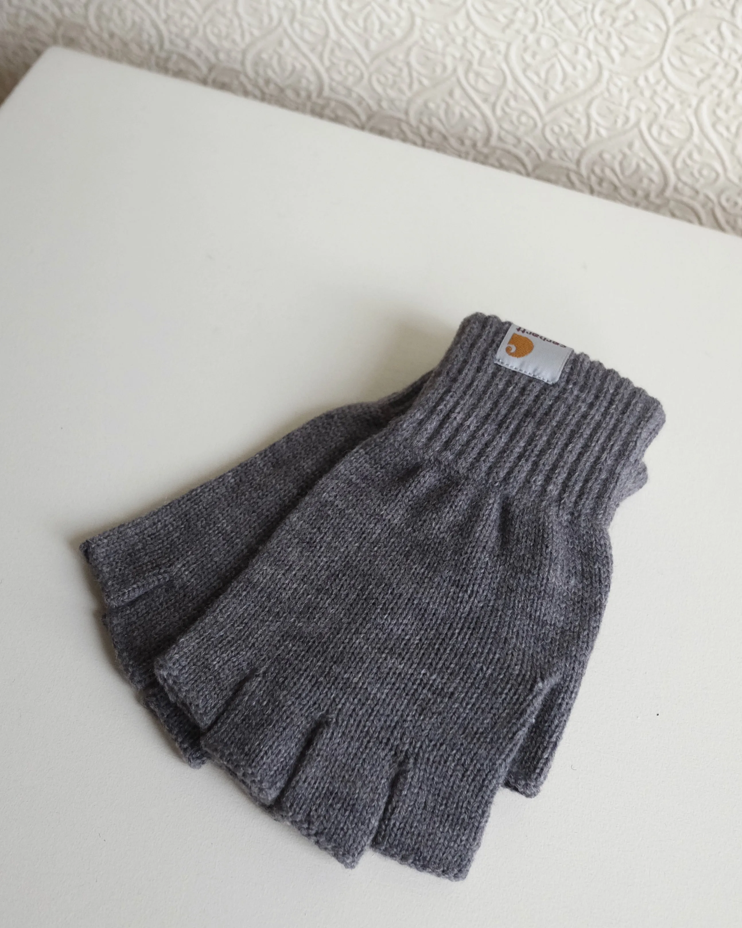 Fingerless Gloves, Dark Grey