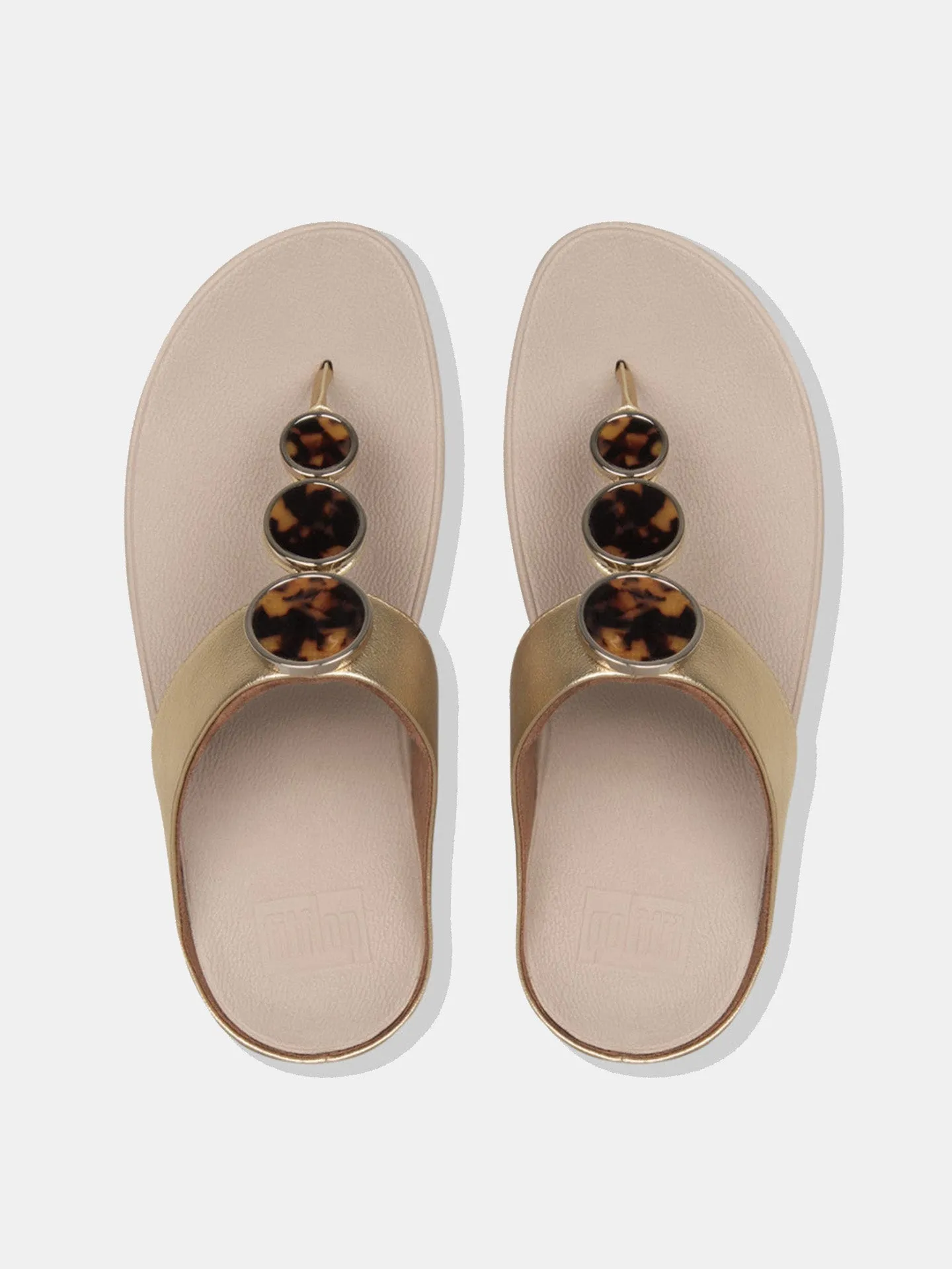 Fitflop Halo Artisan Gold Sliders