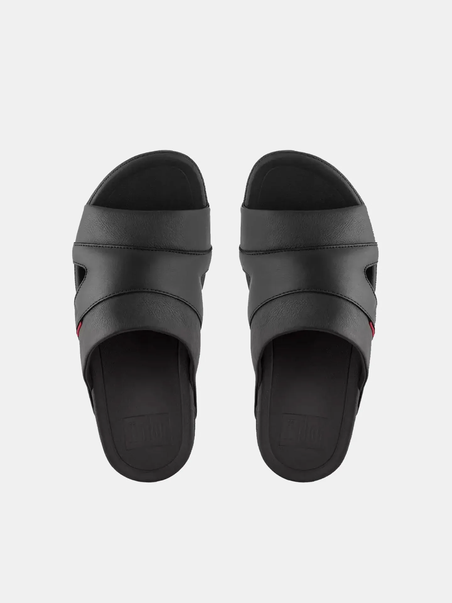 Fitflop Men's Freeway III Leather Pool Slides