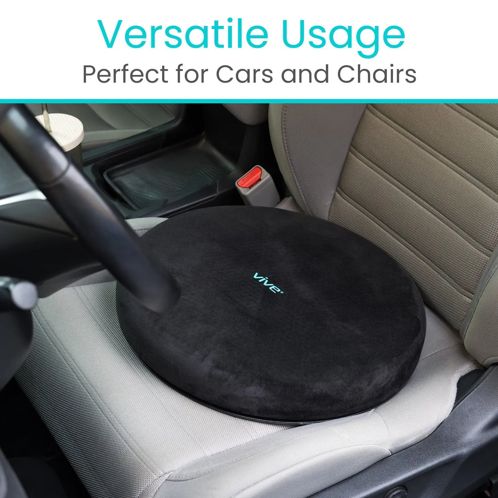 Gel Swivel Seat Cushion - Alleviate Pressure and Discomfort