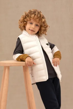 GILET DOUDOUNE FRANCISKIDS STONE -1631397VR049