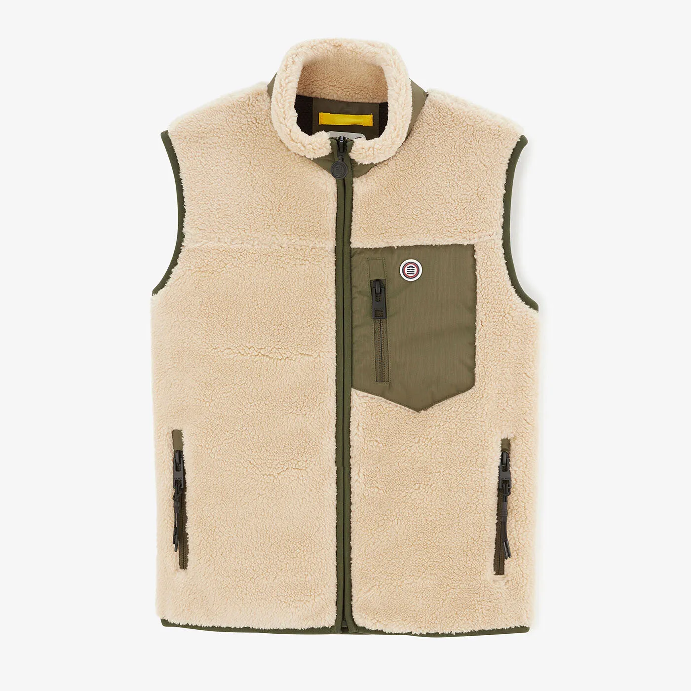 Gilet polaire Montréal beige sans manches