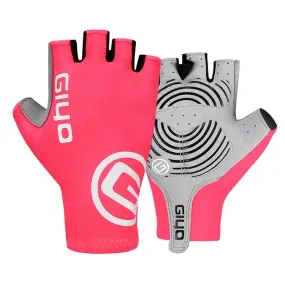 GIYO Outdoor Half-Finger Gloves Mountain Road Bike Cycling Gloves, Size: S(Fluorescent Orange)