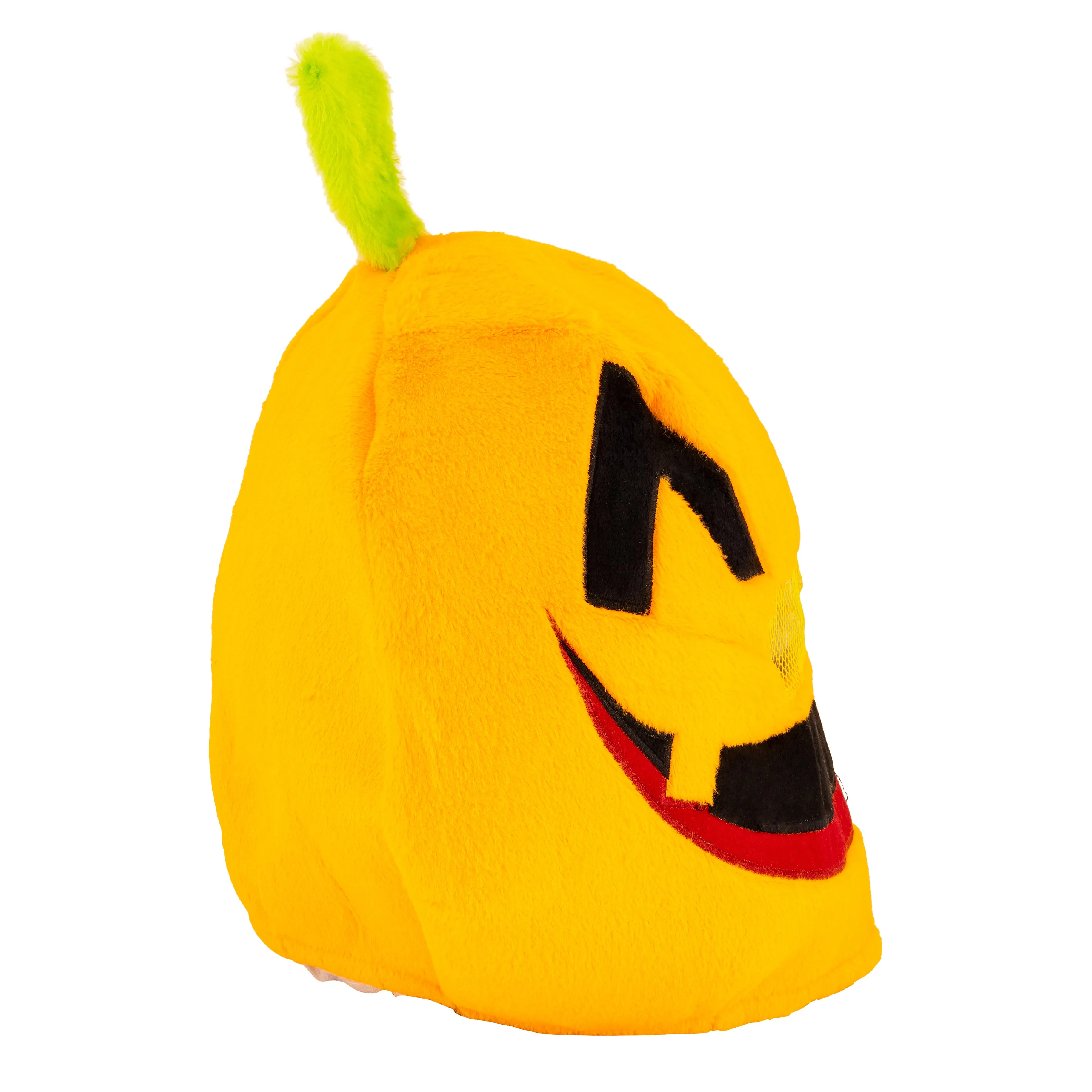 Halloween Plush Mask - Orange Pumpkin