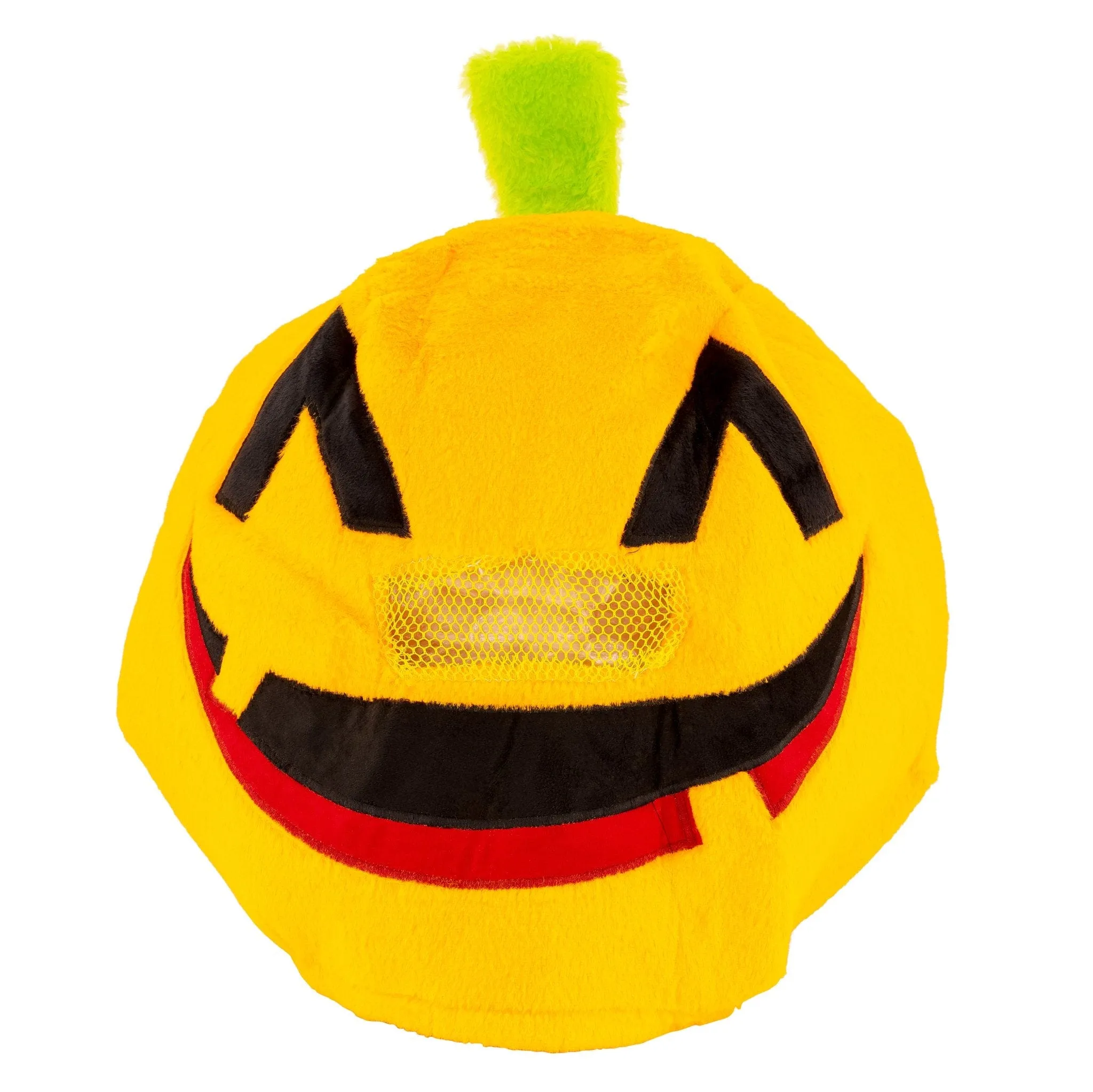 Halloween Plush Mask - Orange Pumpkin