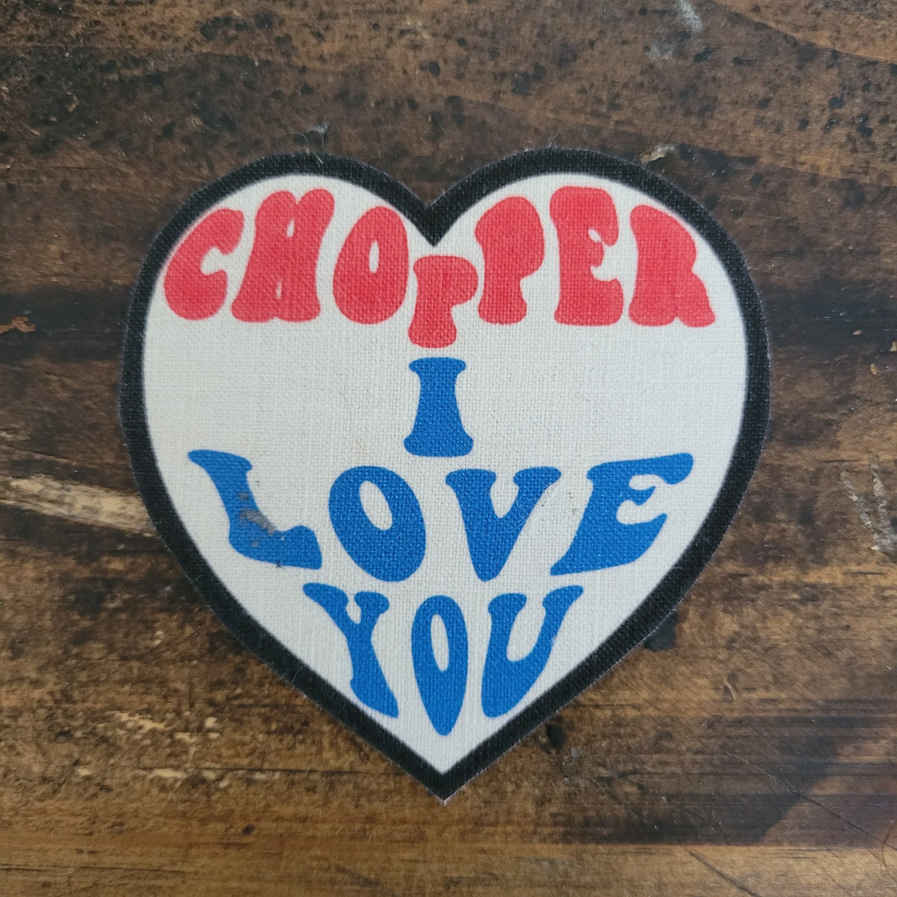 Heart chopper i LOVE YOU