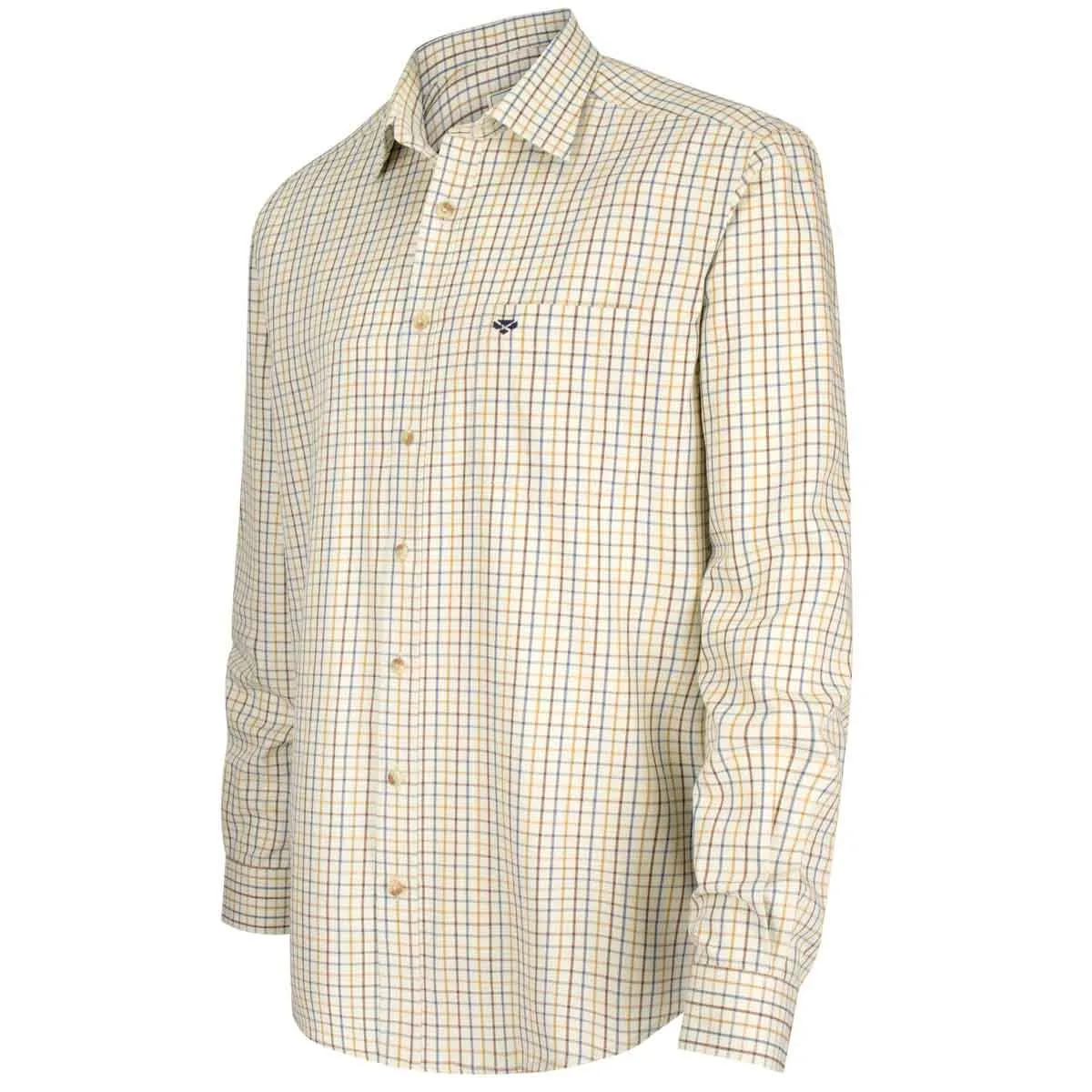 Hoggs of Fife Inverness Cotton Tattersall Shirt