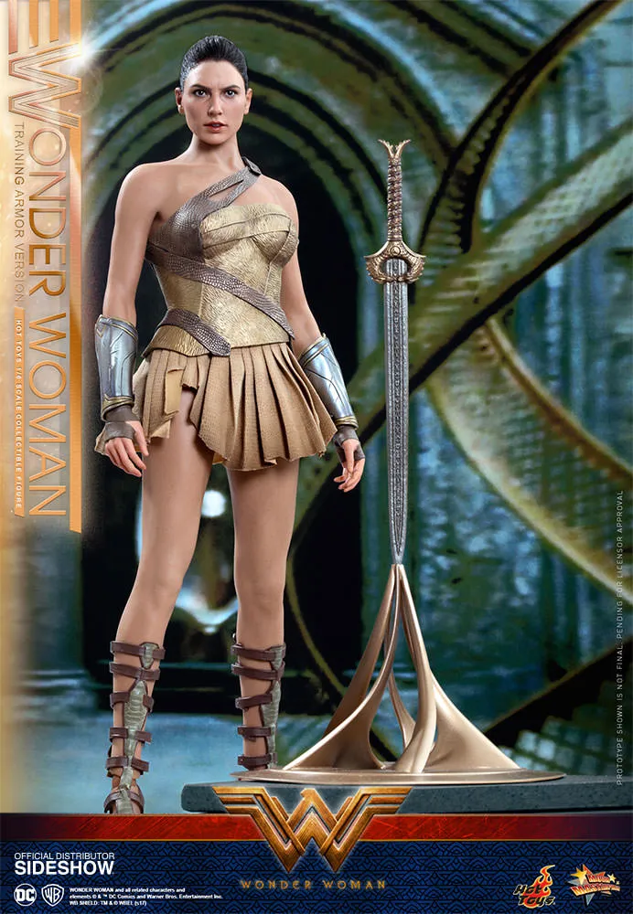 Hot Toys Wonder Woman Training Armor Version- Wonder Woman - Movie Masterpiece Series - Sixth Scale Figure