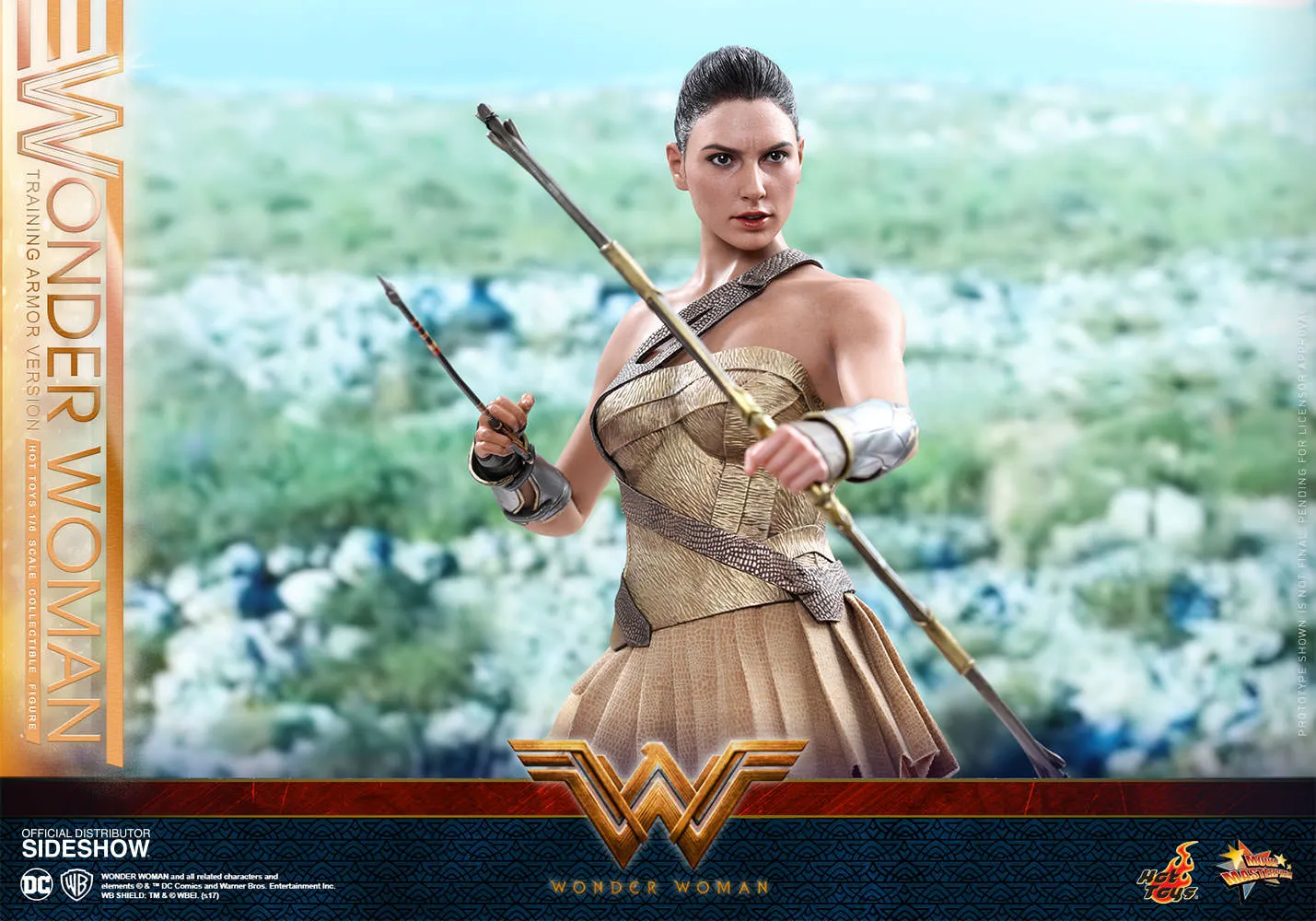 Hot Toys Wonder Woman Training Armor Version- Wonder Woman - Movie Masterpiece Series - Sixth Scale Figure