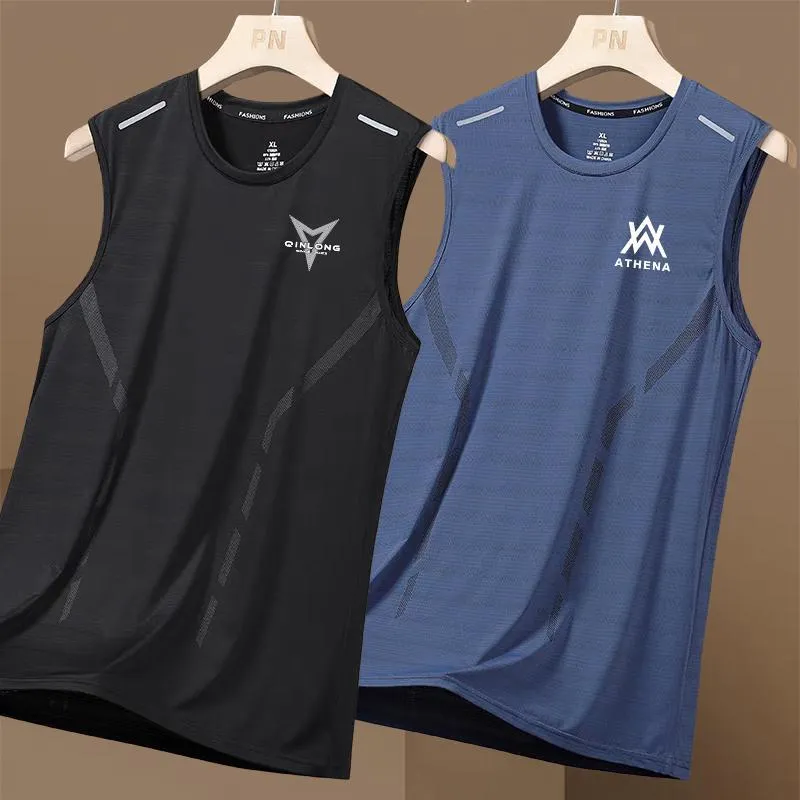 INSTOCK-(pack of 3)Summer men's ice silk back breathable sport