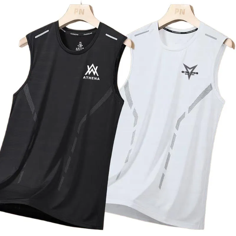 INSTOCK-(pack of 3)Summer men's ice silk back breathable sport