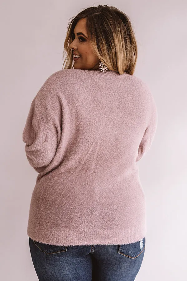 It's All The Rage Ultra Soft Sweater In Dusty Purple  Curves