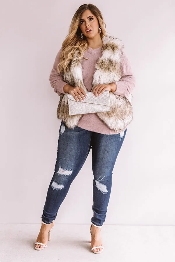 It's All The Rage Ultra Soft Sweater In Dusty Purple  Curves