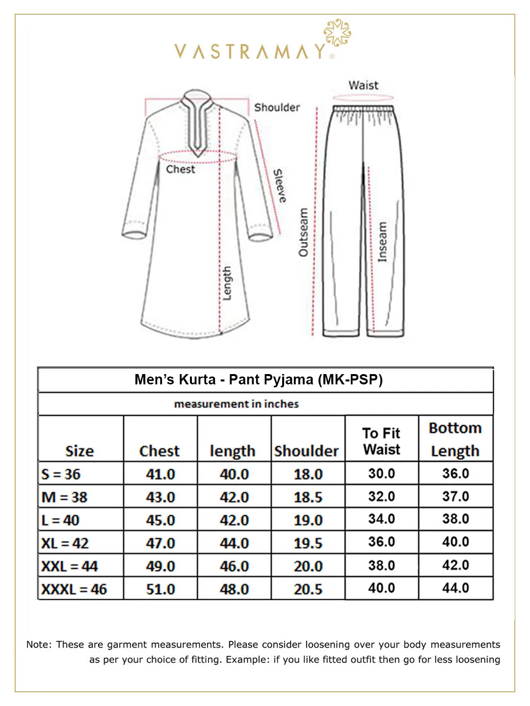 Jashvi Men's Chiku Cotton Blend Kurta and White Pnt Style Pyjama Set