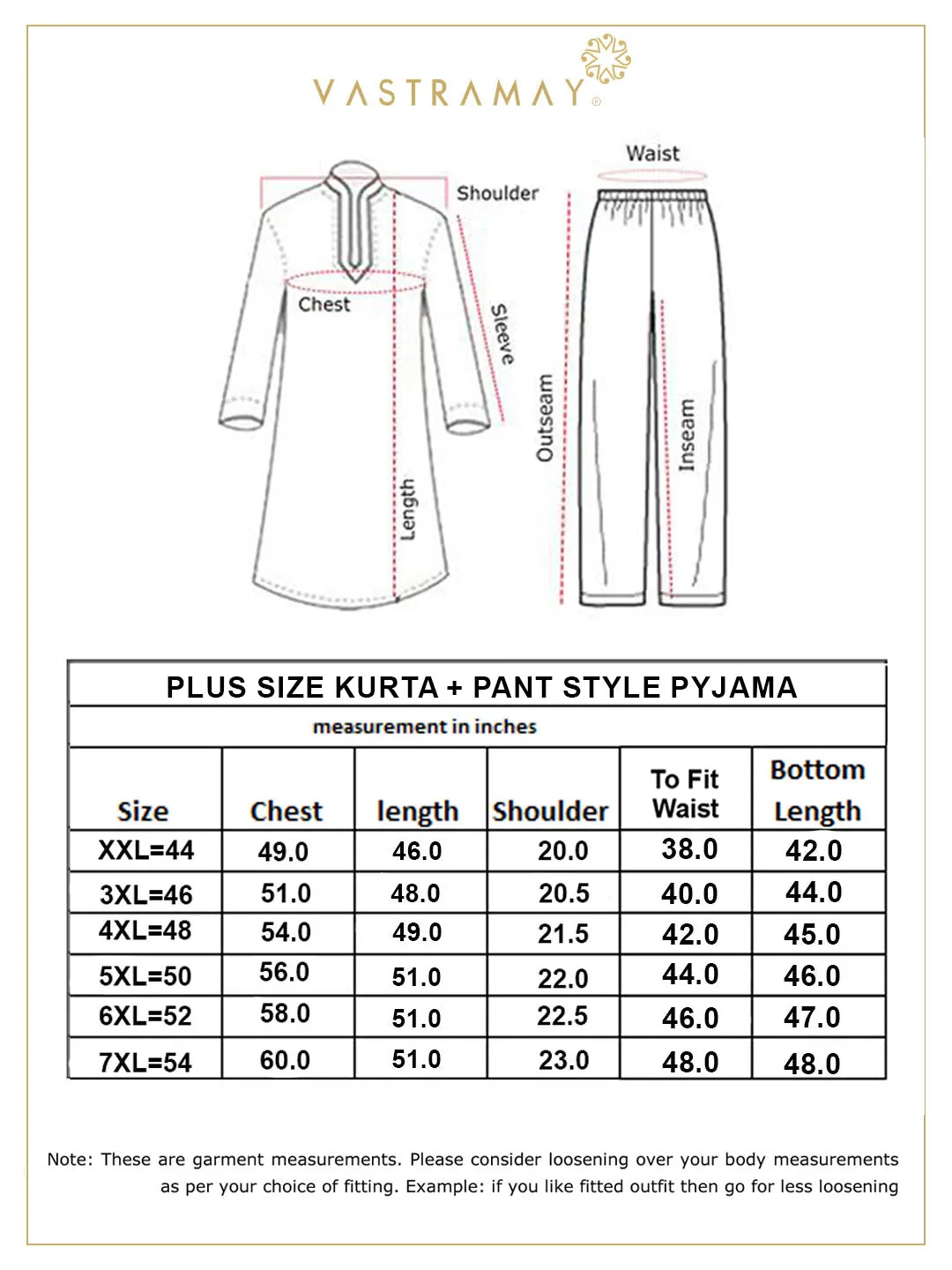 Jashvi Men's Plus Size White Chikankari Embroidered Kurta And White Cotton Pant Style Pyjama Set