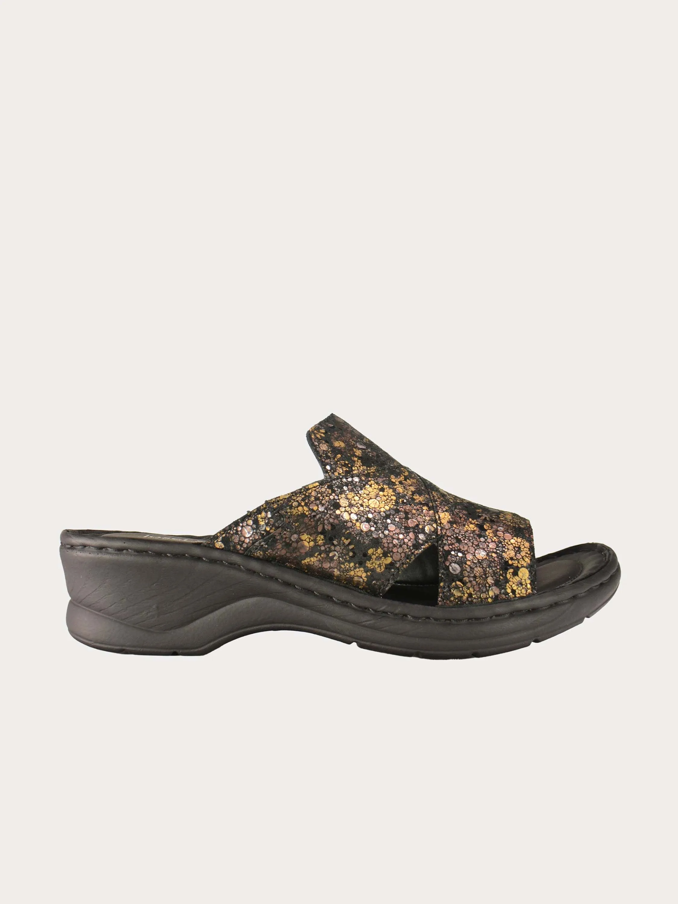 Josef Seibel Floral Detailed Slider Sandals