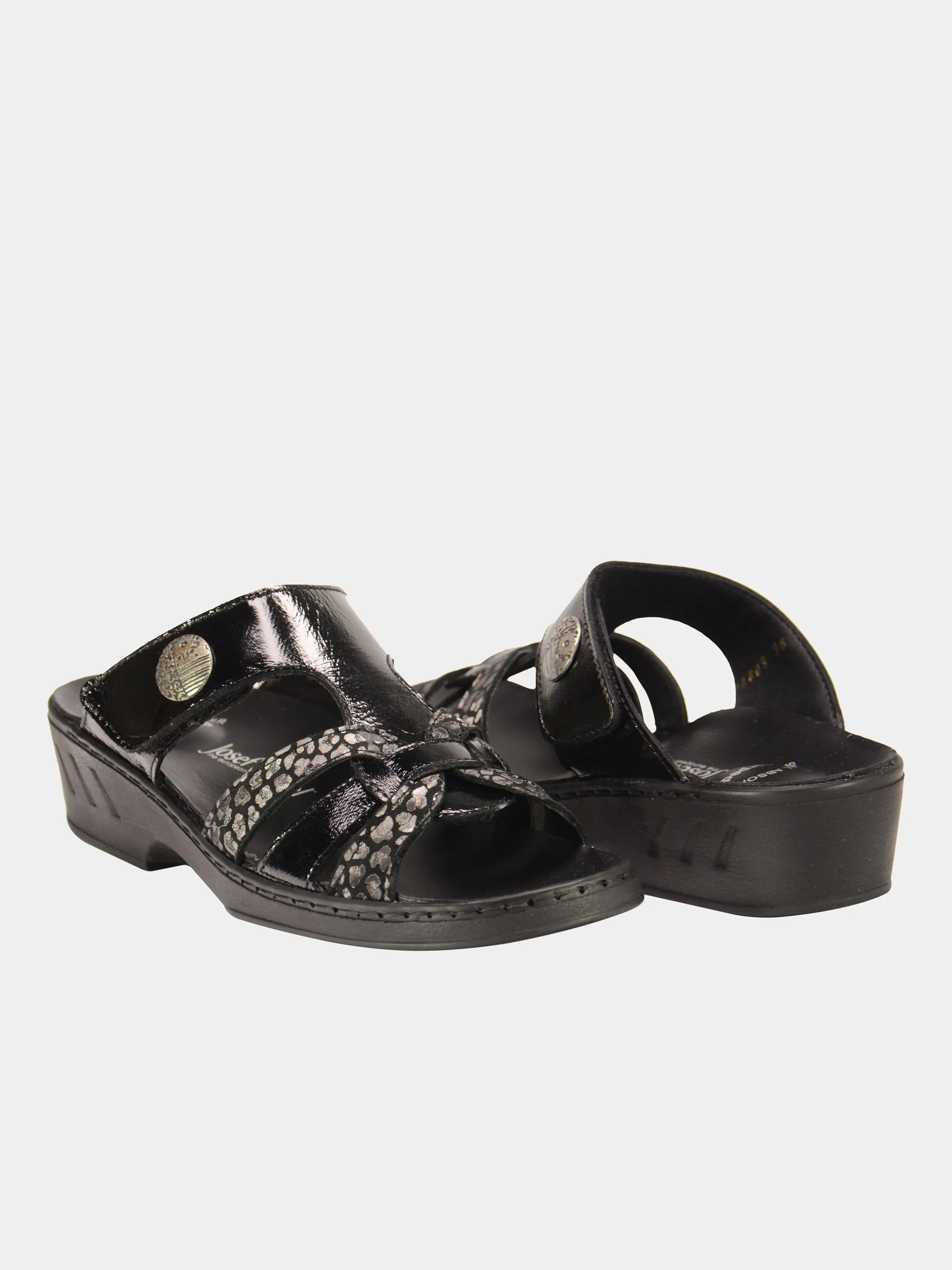 Josef Seibel Ornamental Detail Strap Sandals