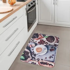 Kuber Industries PVC Kitchen Floor Mat|Anti-Skid Backing|Mats for Kitchen Floor |Easily Washable|Idol for Home, Kitchen Entrance| CF-220810 | Multi