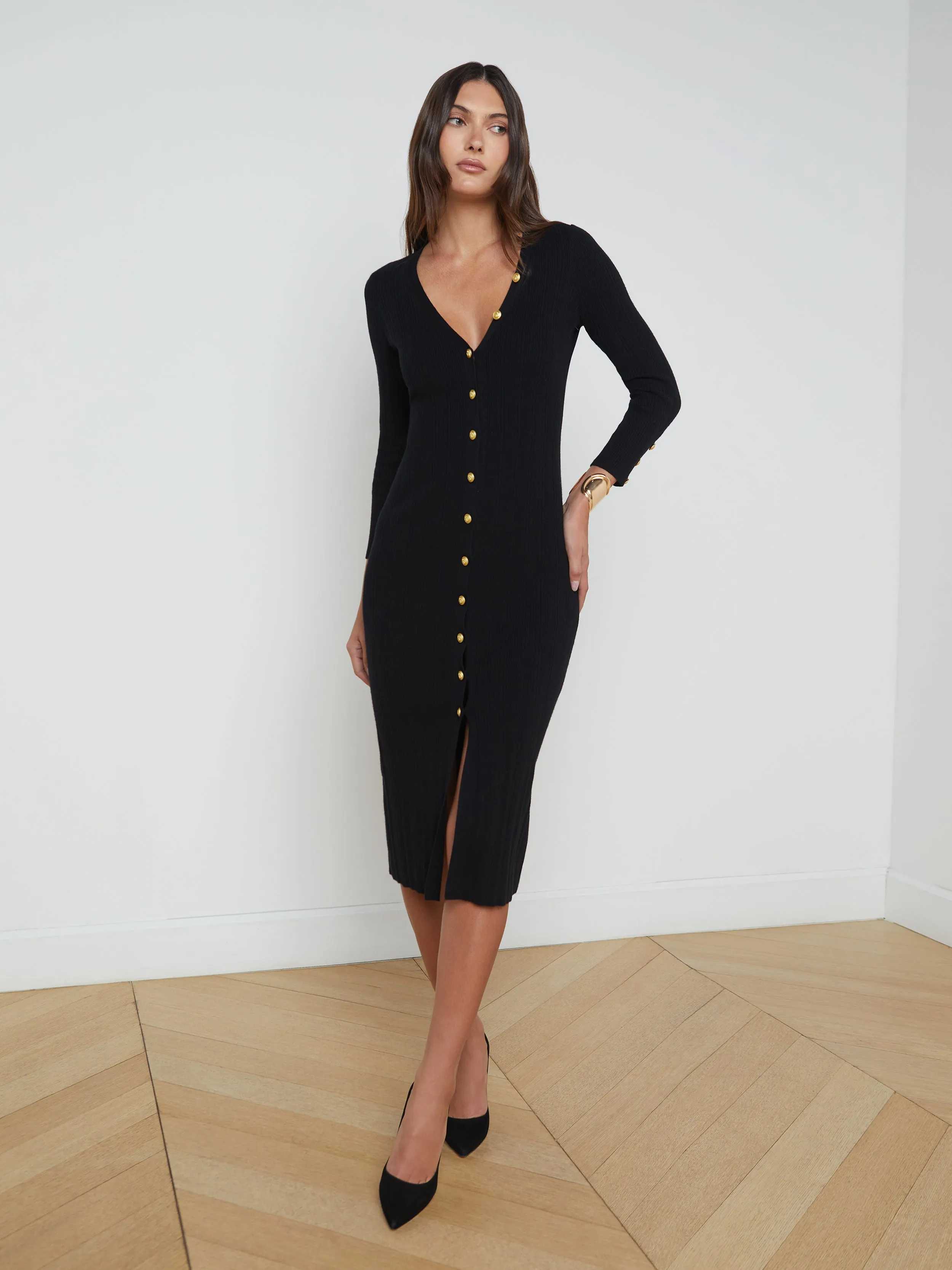 Kyra Ribbed Duster Dress