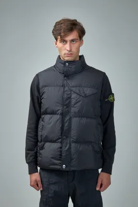 Logo-Appliquéd Webbing-Trimmed Quilted Shell Down Gilet