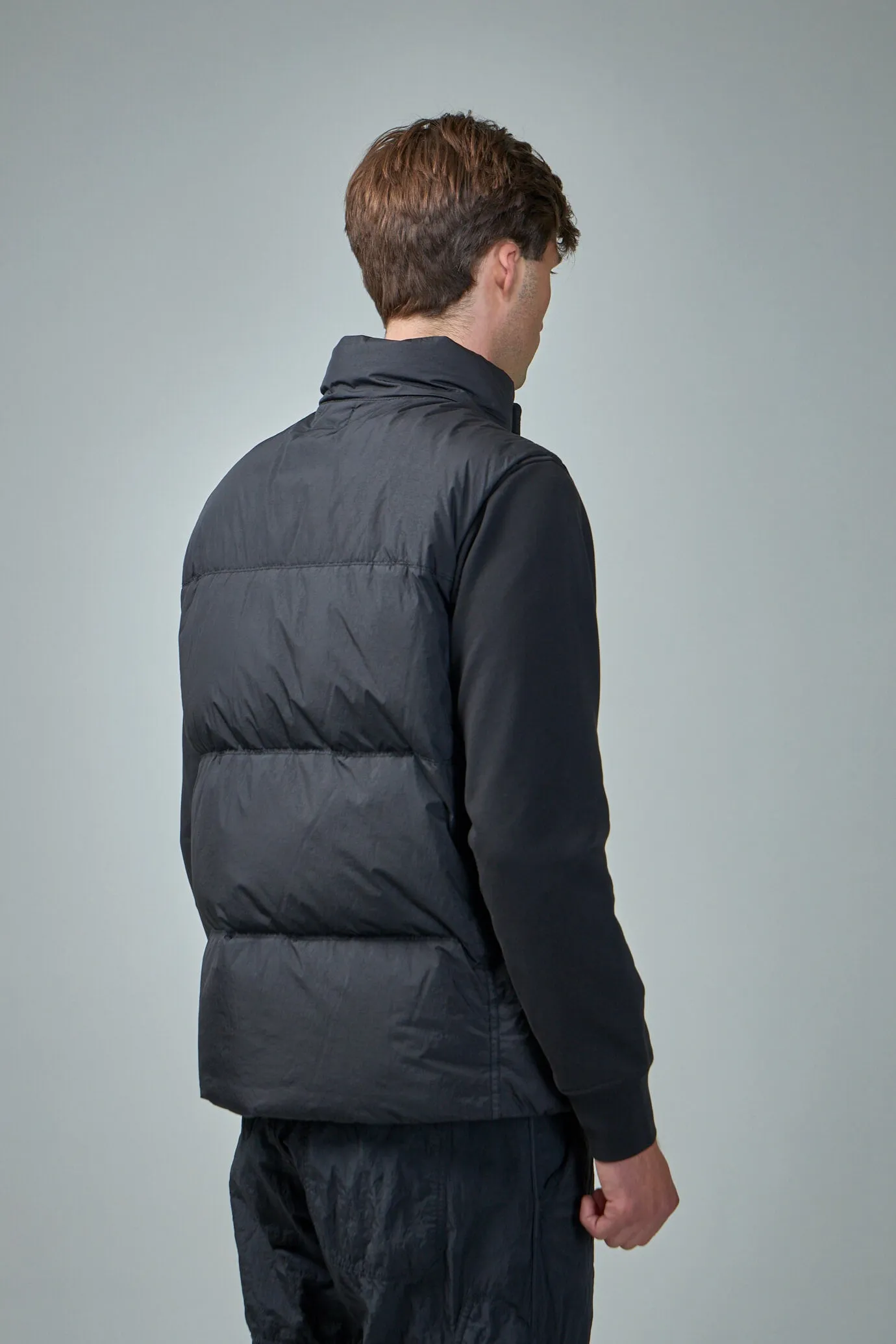 Logo-Appliquéd Webbing-Trimmed Quilted Shell Down Gilet