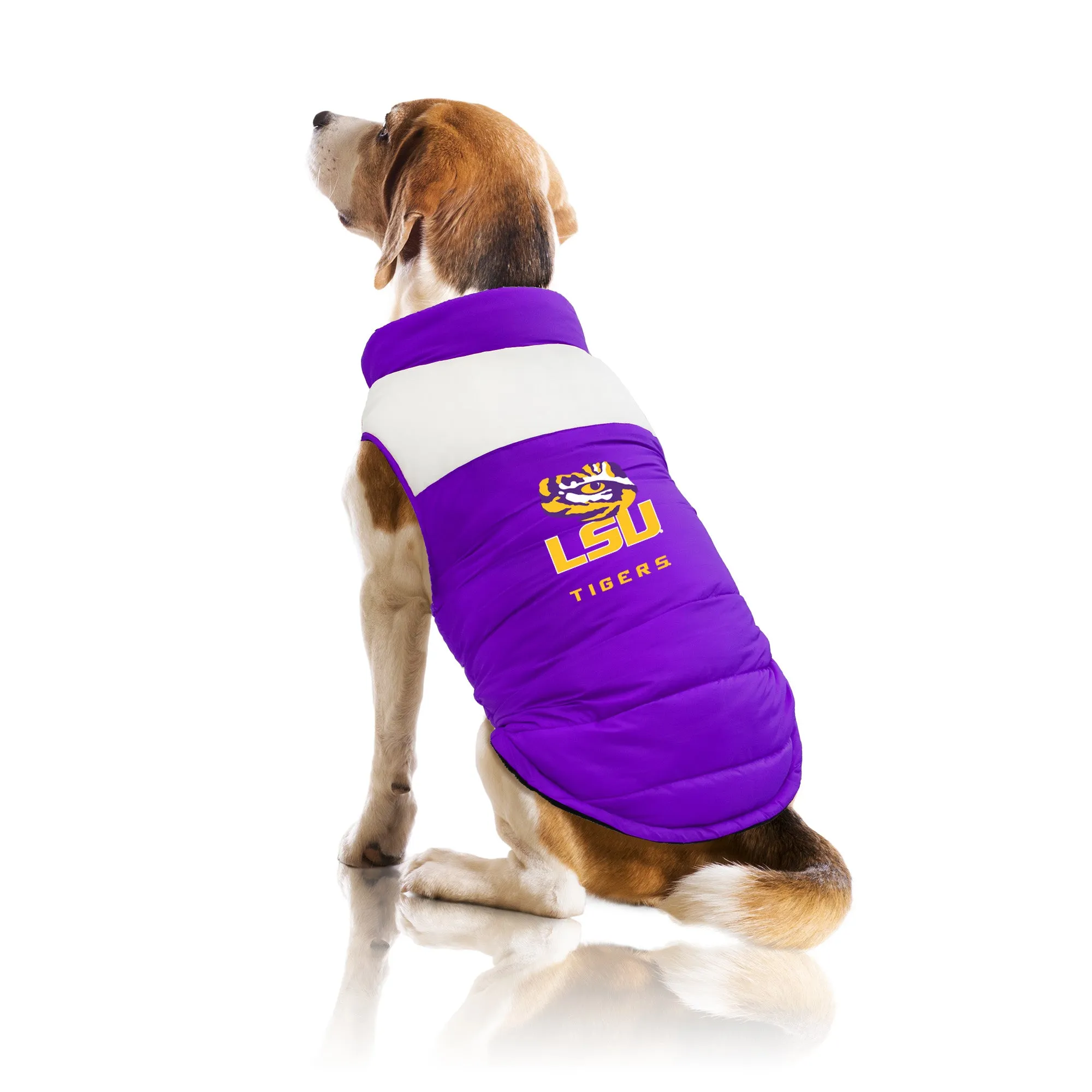 Louisiana State University Pet Parka Puff Vest