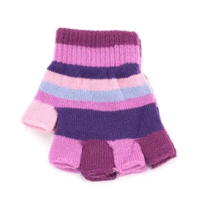 Magic Gloves Kids Fingerless Gloves - Purple