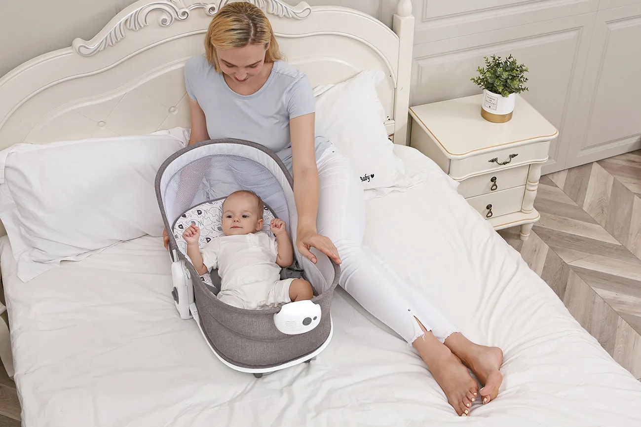 Mastela 6in1 Multi-Function Bassinet, Bouncer and Rocker-Birth to 36months