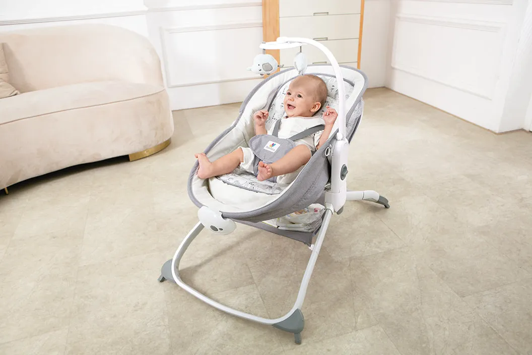 Mastela 6in1 Multi-Function Bassinet, Bouncer and Rocker-Birth to 36months