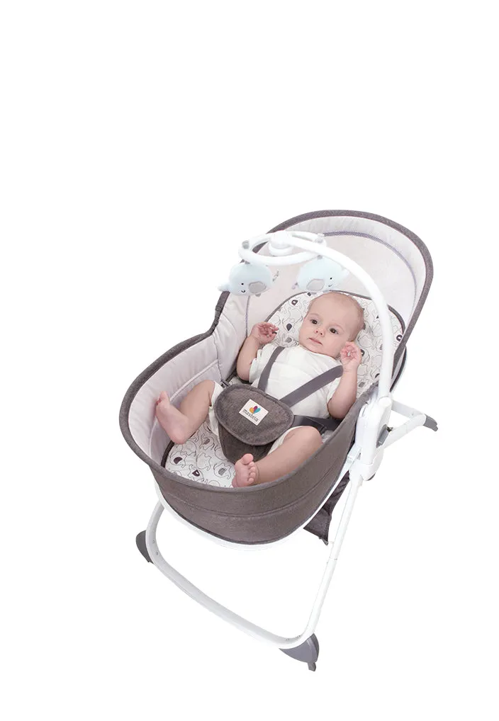 Mastela 6in1 Multi-Function Bassinet, Bouncer and Rocker-Birth to 36months