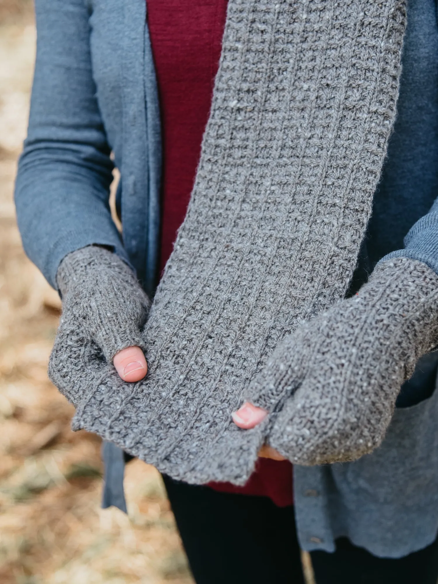 Matterhorn Mitts, Hat, and Scarf Set <br/><small>knitting pattern</small>