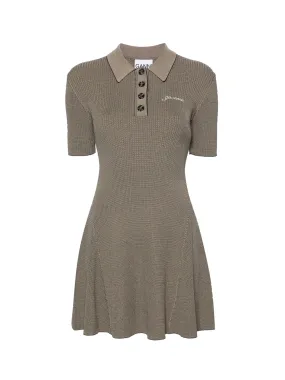 Melange Knit Mini Dress