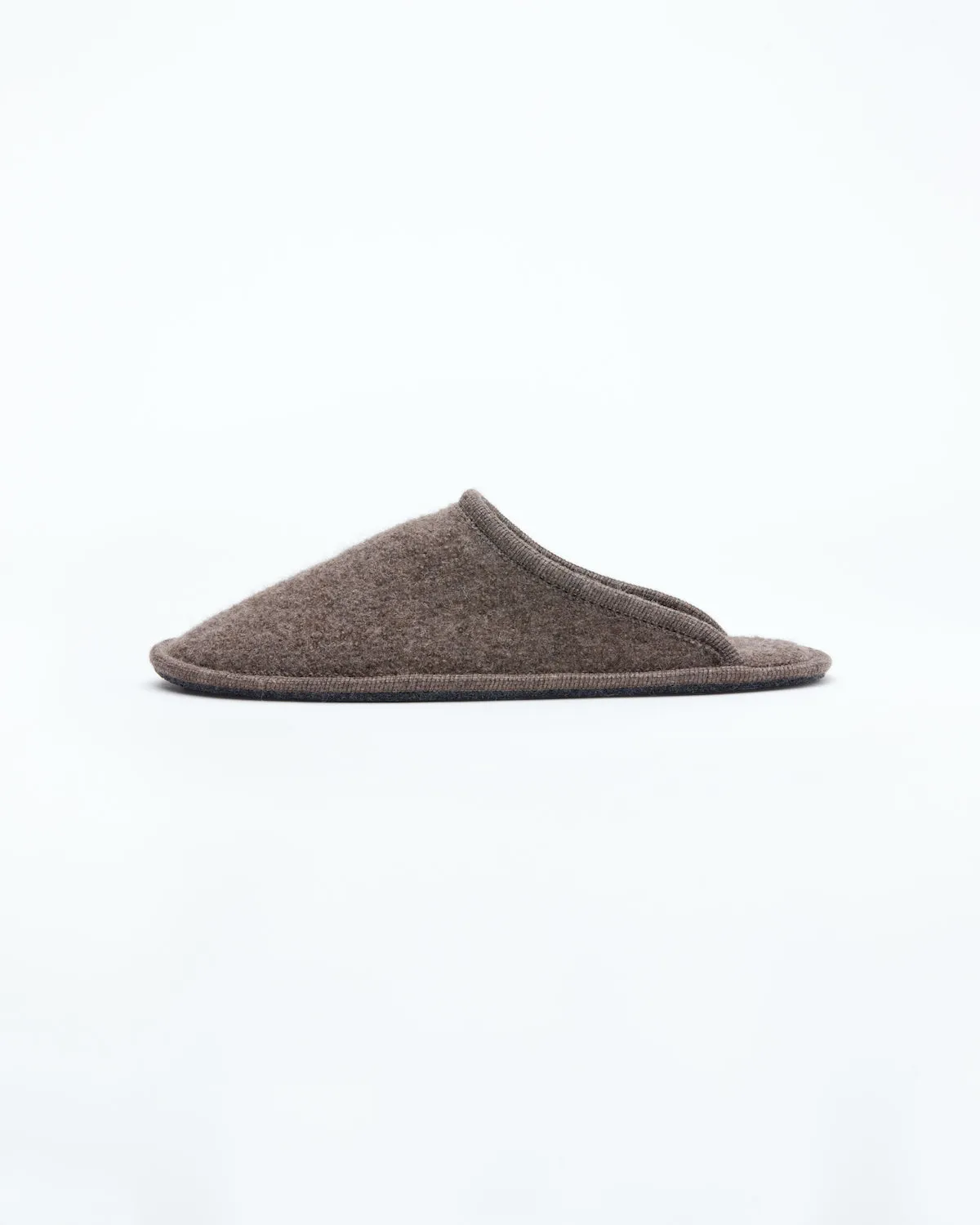 Men's Boiled Wool Stella Slipper Brown