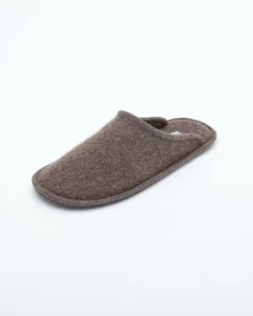 Men's Boiled Wool Stella Slipper Brown