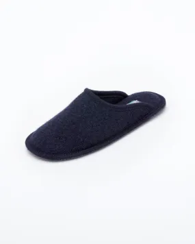 Men's Boiled Wool Stella Slipper Navy