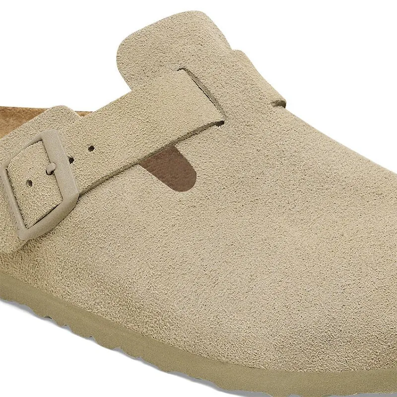 Men's Boston Faded Khaki Suede