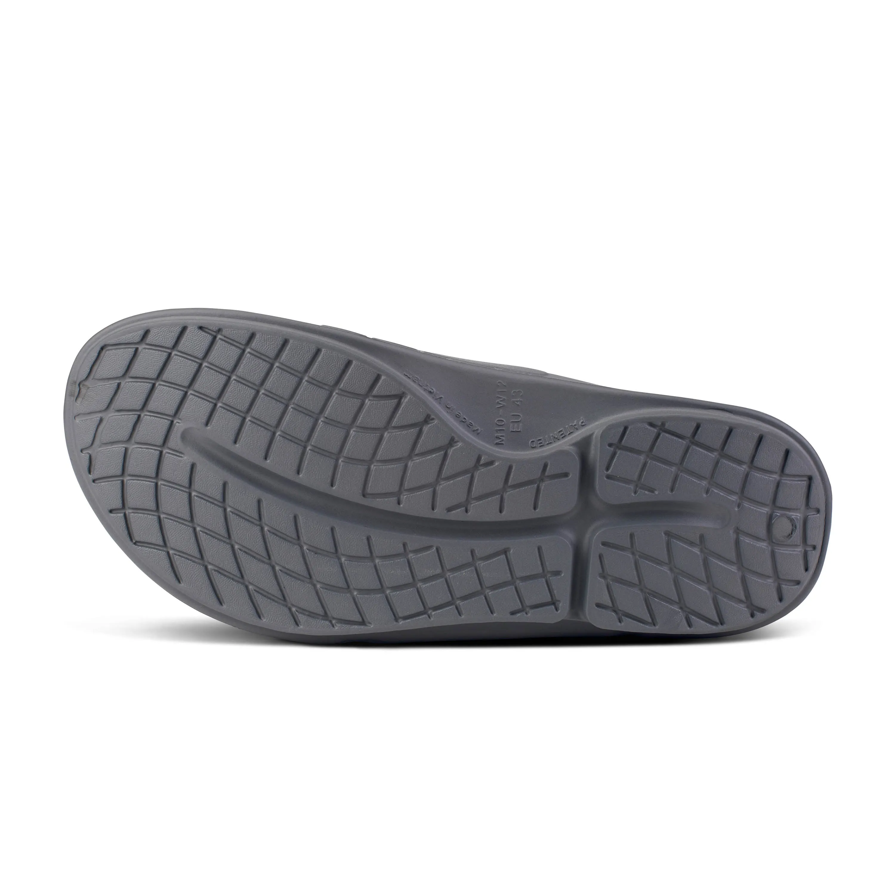 Men's Oofos OOahh Sport Flex Sandal Color: Slate