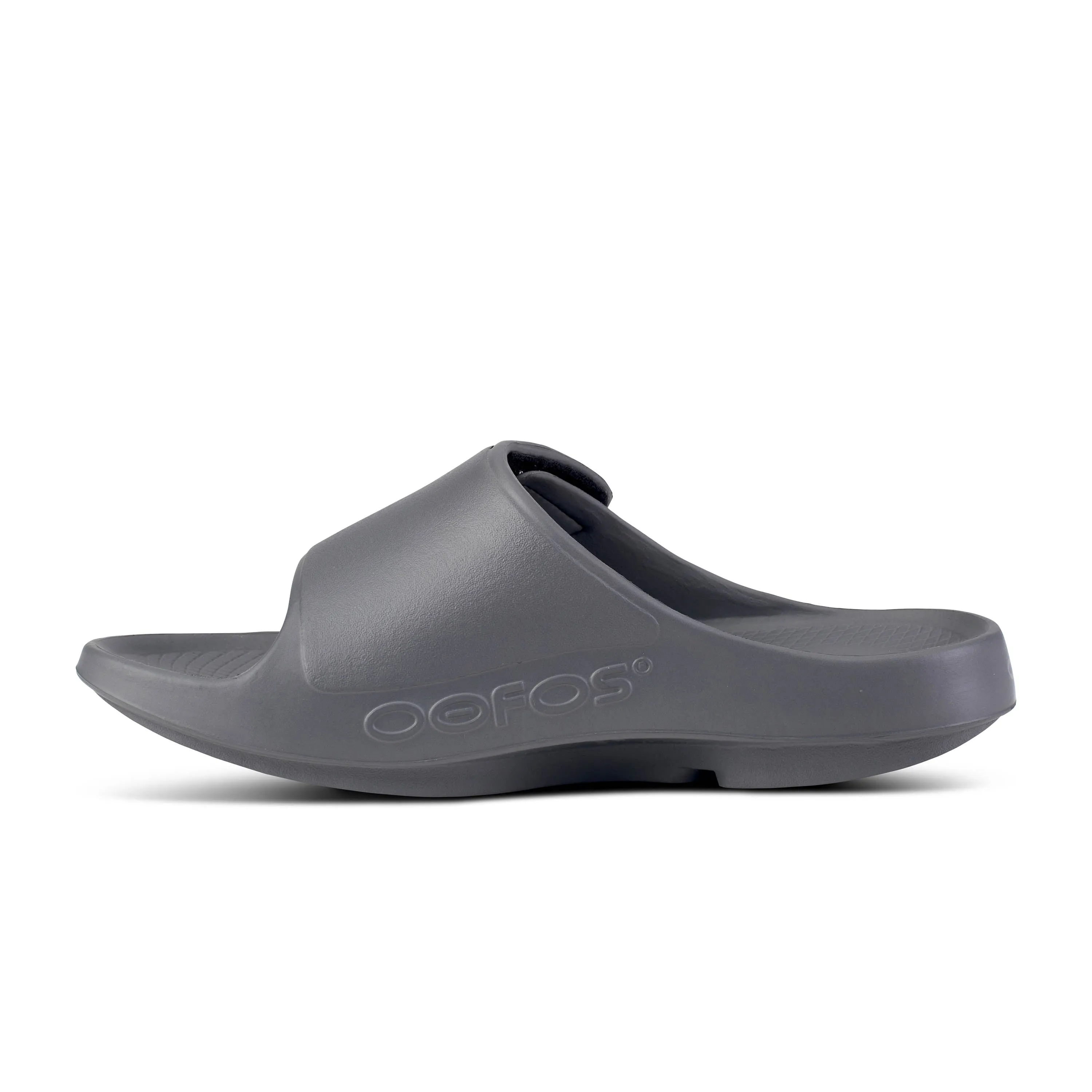 Men's Oofos OOahh Sport Flex Sandal Color: Slate