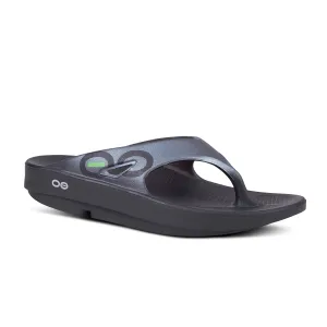 Men's Oofos OOriginal Sport Sandal Color: Black/Graphite