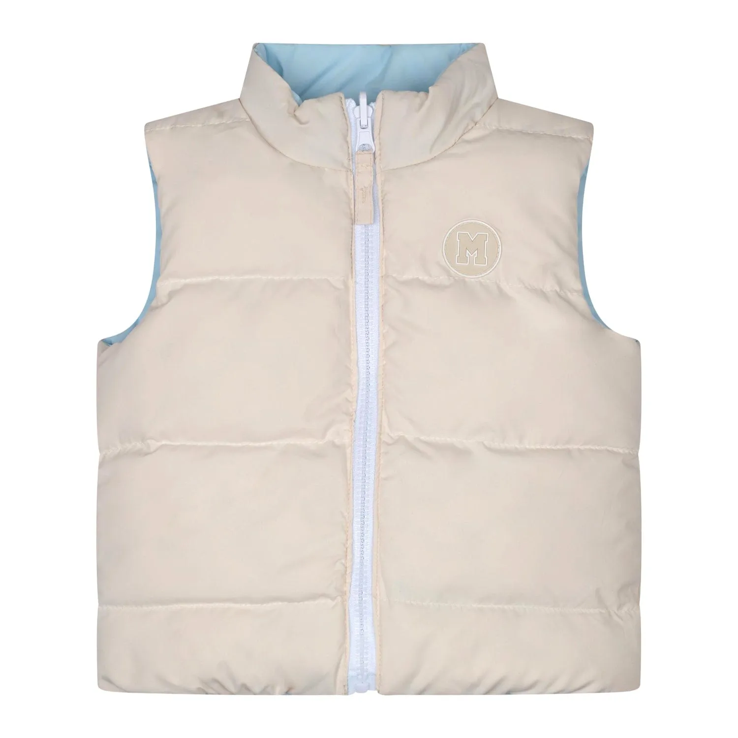 MITCH & SON - Andy Reversible Gilet - Pale Blue