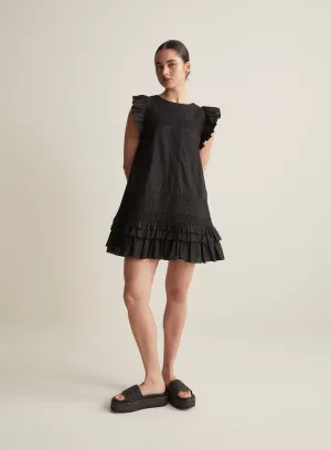 Molly Silk Cotton Mini Dress