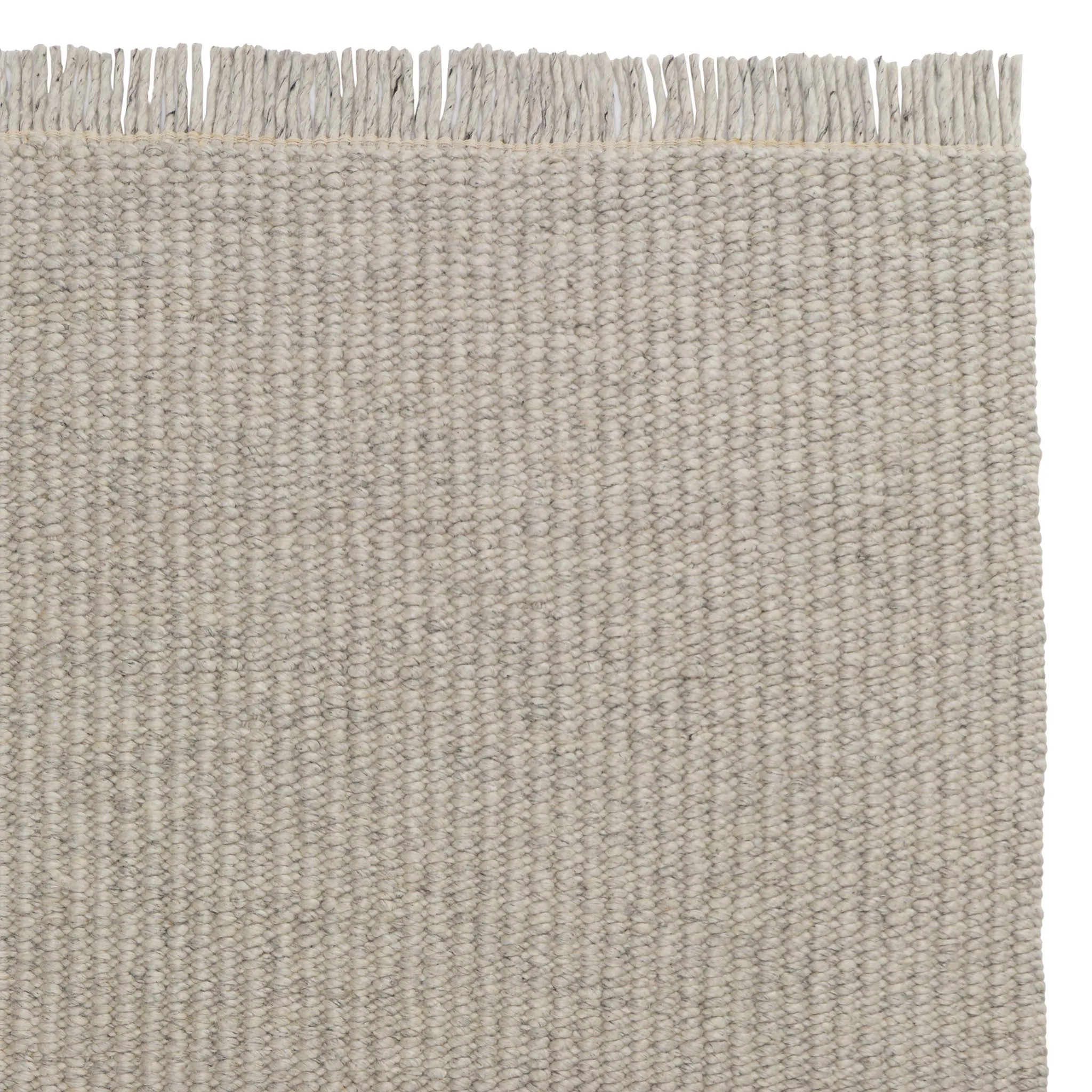 Nagar Wool Rug [Silver grey melange]