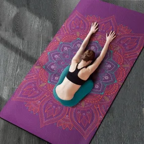 Natural TPE Suede Yoga Mat - Non-Slip & Tear-Resistant - 6mm Thickness - Extra Long - Breathable & Odor-Free - 5 Colors - YM-94