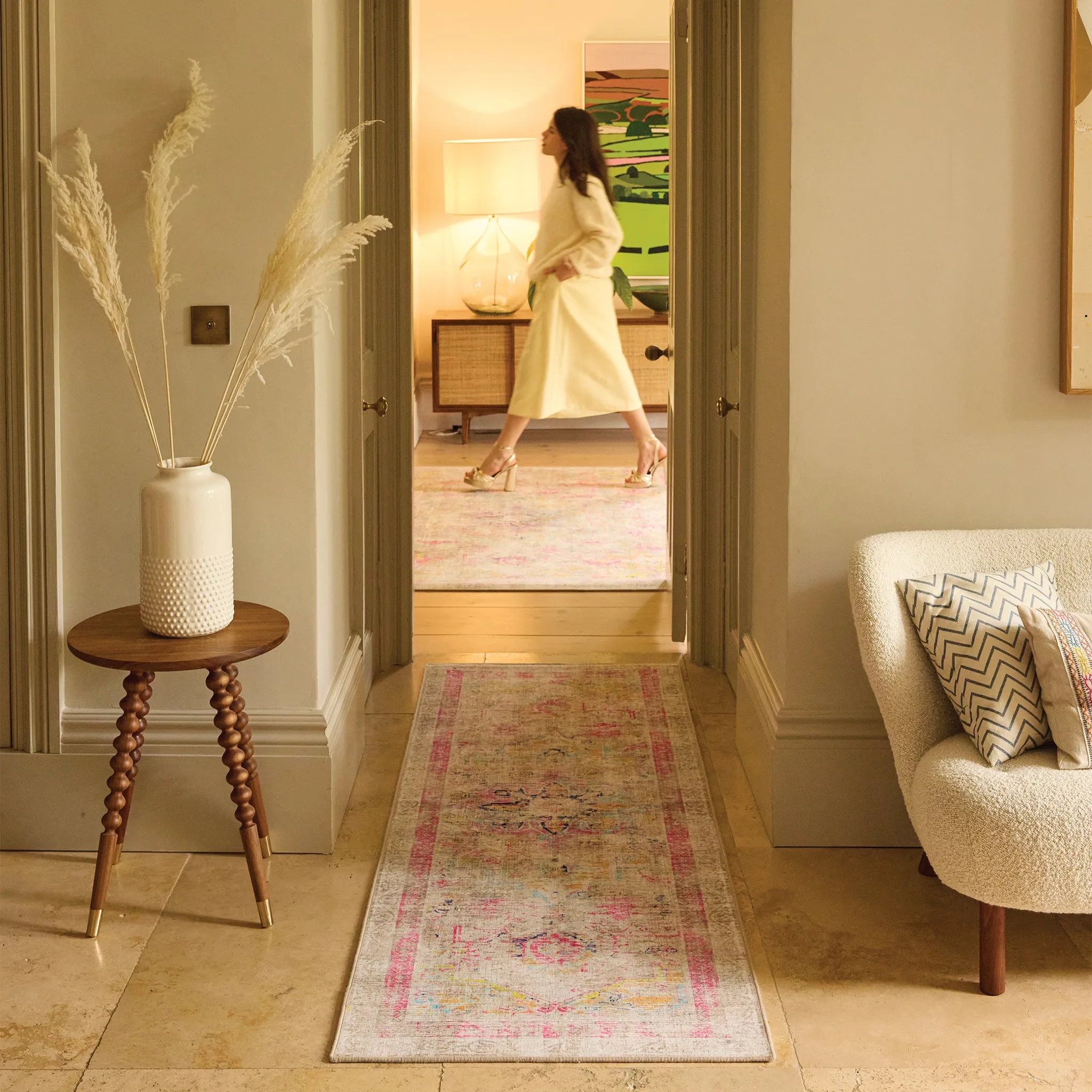 Neo Classical Eco-Washable Rug